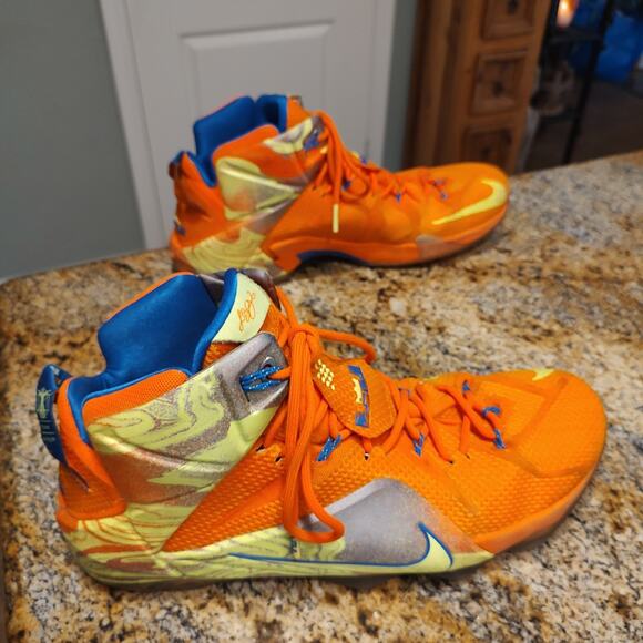 Nike Lebron 12 Basketball Shoes, Item ID 684593-870, Size US 15 - Picture 5 of 12